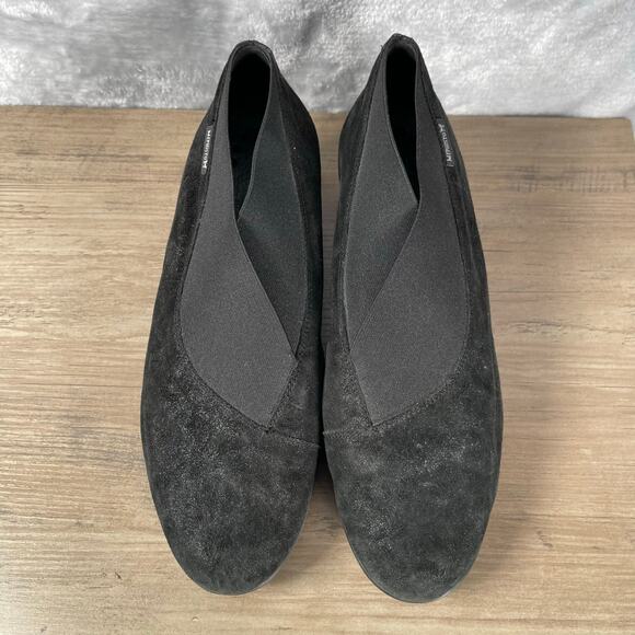 Mephisto Shoes Womens US 9 Black Metallic Shimmer Palmyre Extra Leather Insoles - Picture 3 of 16